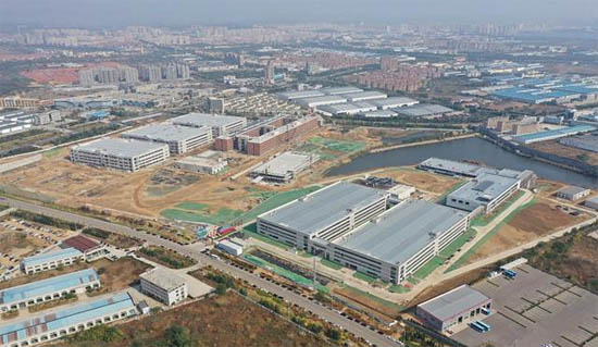 榮成歌爾電子信息產業(yè)園俯視圖