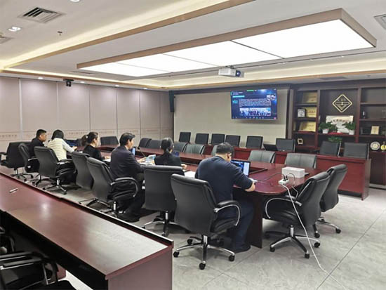 視頻會(huì)議主會(huì)場現(xiàn)場