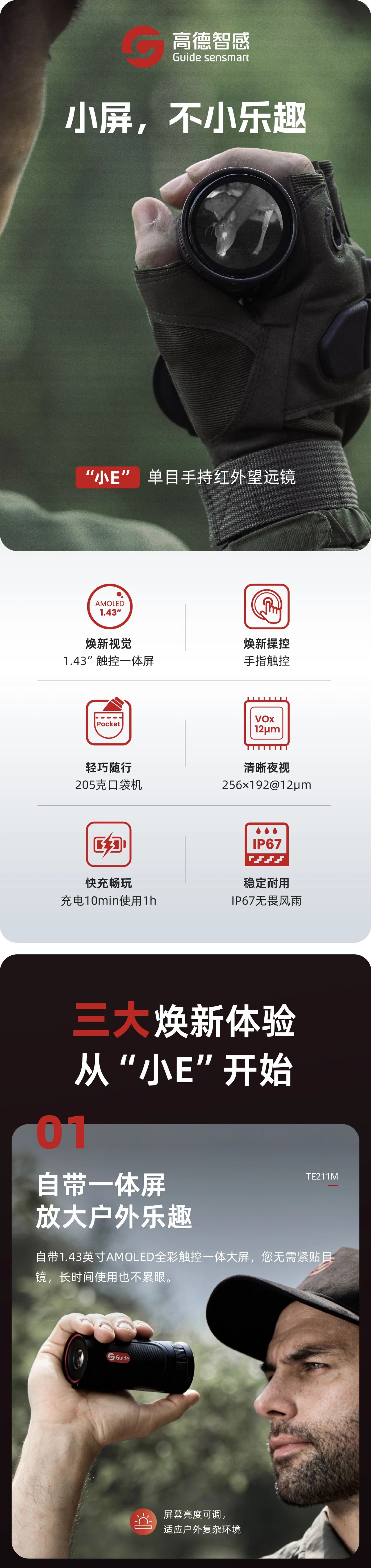 強推！高德智感新品——小E迷你夜視儀！